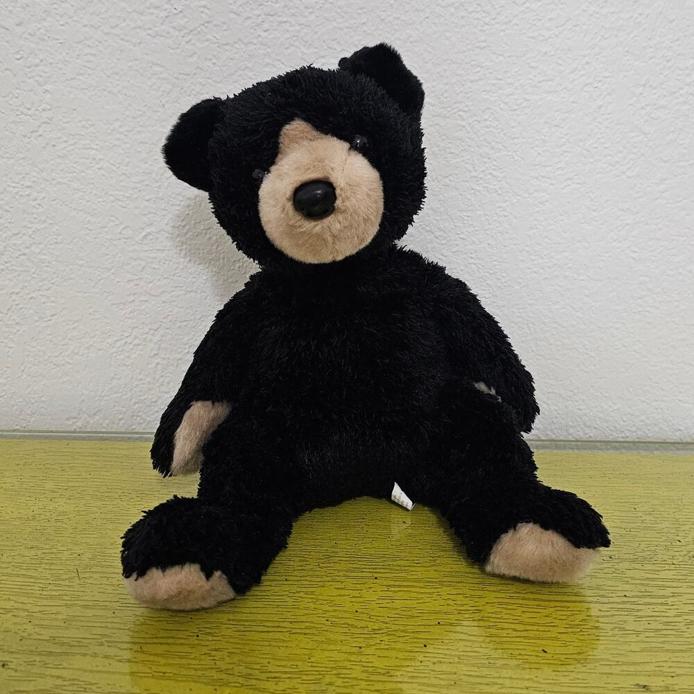 Douglas Bjorn Black Bear Pudgie Plush Stuffed Animal 2015 Item# 7752C Cub Floppy
